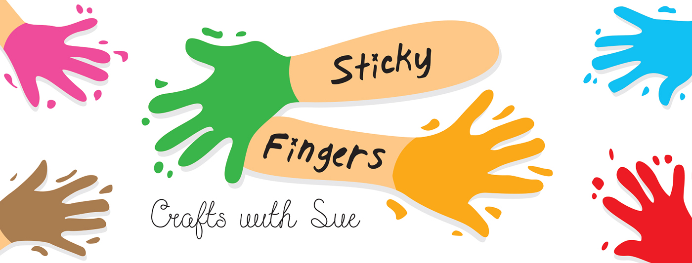 Sticky Fingers Social Media Branding Logo Design - Joe Gallant